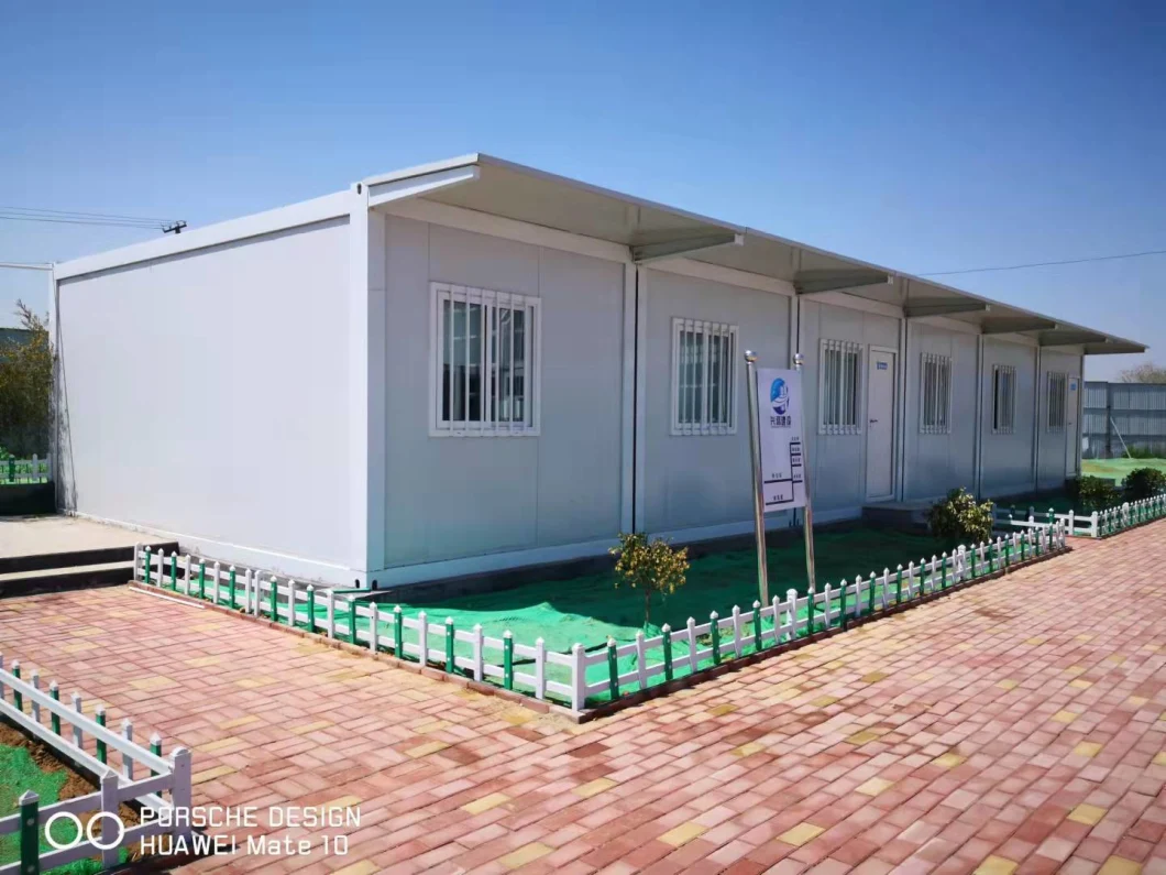 20FT Standard Gray Steel Frame ISO Certificate Temporary Modular Container Prefabricated House