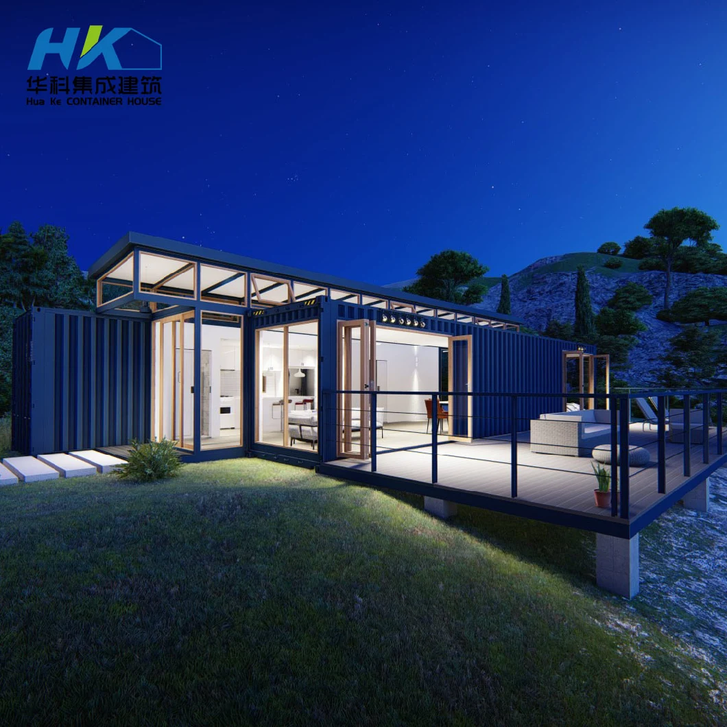 Luxury Prefab Modulare Prefabricated Container House for Holiday.