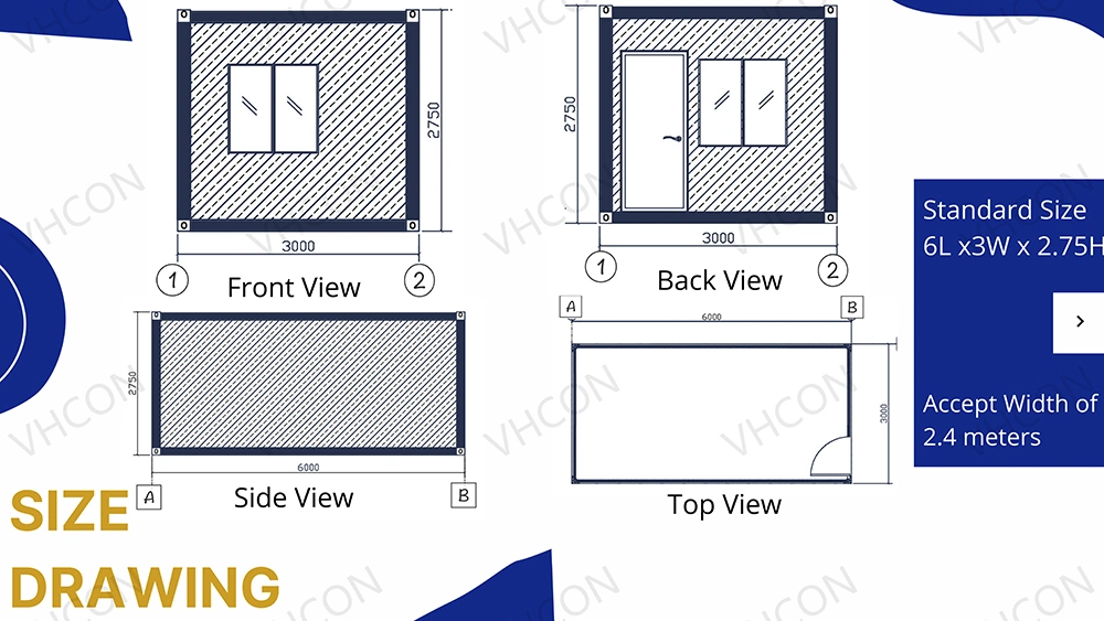 China Luxury Living Prefab Portable Caravan Wooden Mobile Module Camp Steel Flat Pack Building Modular Tiny Prefabricated Office Home Shipping Container House