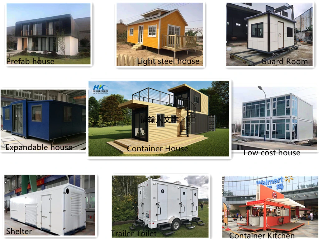 Luxury Prefab Modulare Prefabricated Container House for Holiday.