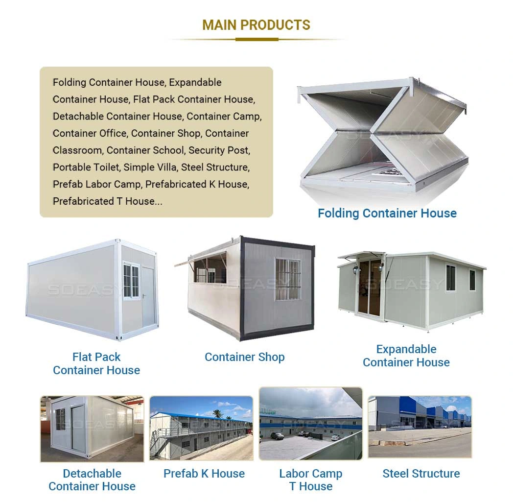 Movable Prefab Tiny Temporary Offices Mobile House Dormitory Modular Portable House Refugee Housing Tool Storage Tiny Expandable Container House