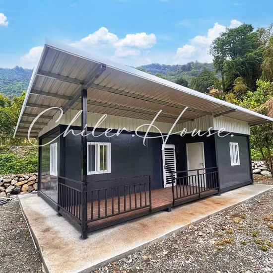 Maisons préfabriquées de hangar de stockage de bâtiments portatifs de conception adaptée aux besoins du client