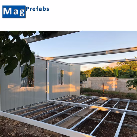 Récipient préfabriqué mobile adapté aux besoins du client Van Home Chambre préfabriquée portative de récipient de maison