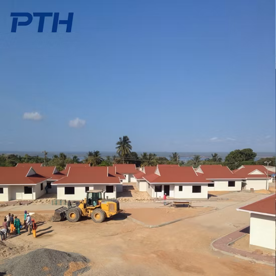 Maison préfabriquée à ossature en acier léger la moins chère pour les camps / bureaux / dortoirs / entrepôt / atelier / maison
