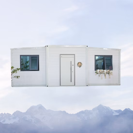 Maisons de conteneurs Maison de conteneur préfabriquée de 20 pieds avec toilettes Maison de conteneur préfabriquée pour bureau