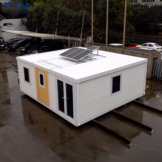 Prefabx SPD Fast 8 Hours Assembly 29/43sqm Fodable Smart House for Living with French Windows Bedrooms Kitchen Bathroom Pth Modern High Quality Prefab House